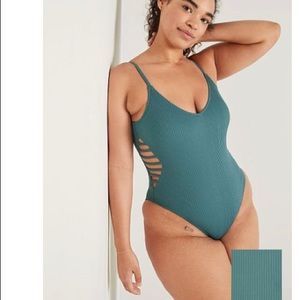 PINK Strappy Side One Piece Swimsuit